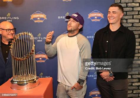 breitling houston astros|Alex Bregman speaks to guests during the Breitling Boutique The.